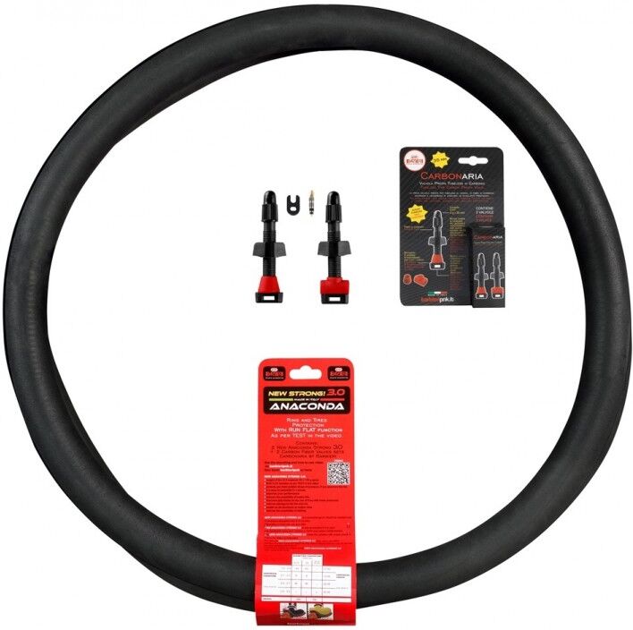 BARBIERI Kit antiforatura MTB mousse salsicciotto + valvole  ANACONDA 3.0 RUNFLAT 29"