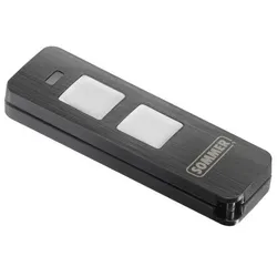 Sommer Handsender Pearl Twin+ - schwarz - große Tasten - 2 Befehl - S11925