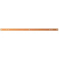 Striebel & John ZX1106 Kupfer-Sammelschiene 30x10 mm, Länge: 850 mm, Kupferschiene, lose Lieferung 2CPX041968R9999