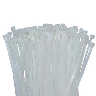 Kabelbinder, 100 Stk 530x7,6mm, natur, weiße Kabelbinder, PA6.6