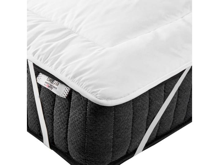 Beliani Matratzentopper 140/200 cm Aizkorri, Weiß, 140x200 cm, Schlafzimmer, Matratzen, Topper