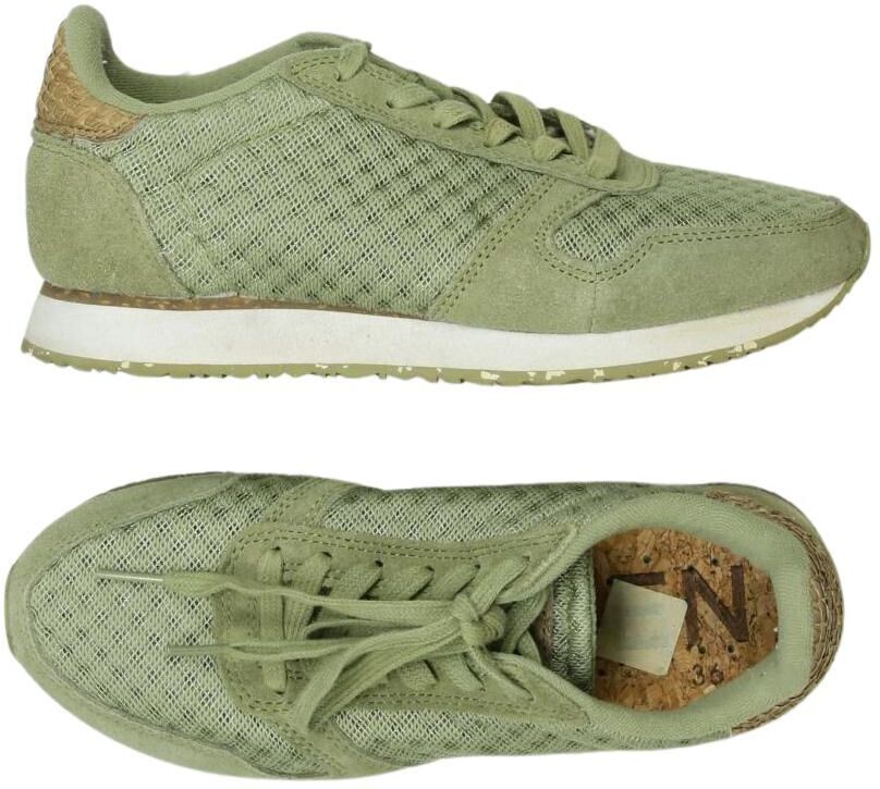 Woden Damen Sneaker, Grün, Gr. EU 36, kein / Etikett - Second Hand