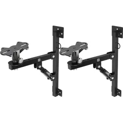 Pronomic WSM-1 Boxenwandhalter Paar inkl. Lautsprecherflansch Set