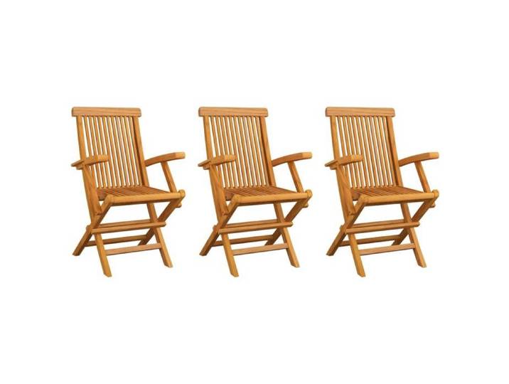 SALE 2025 Fauteuils relax/Maximum 110 kg - Chaises de jardin lot de 3 Bois de teck massif Chill320896
