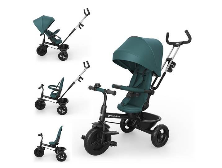 Kinderkraft Tricycle ASTON 2 PLUS (vert)