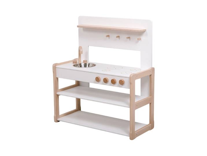 WOOD & LUCK WAL2081-W Spielzeugküche Weiss
