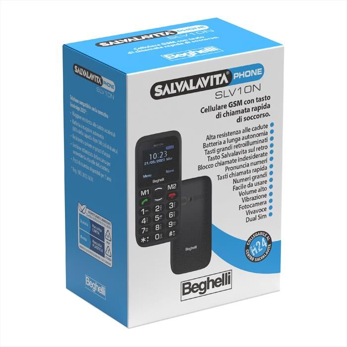 Beghelli Salvalavita Phone Slv10-grigio