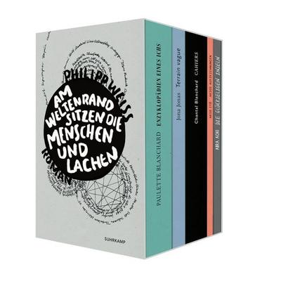 Am Weltenrand sitzen die Menschen und lachen, Set von Philipp Weiss, Suhrkamp, 978-3-518-42817-7