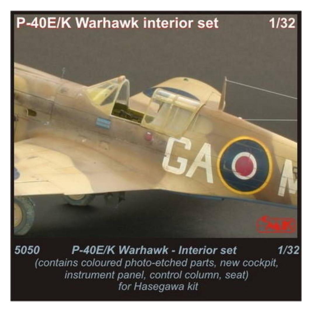 CMK P-40E/K Warhawk Interior set (129-5050)