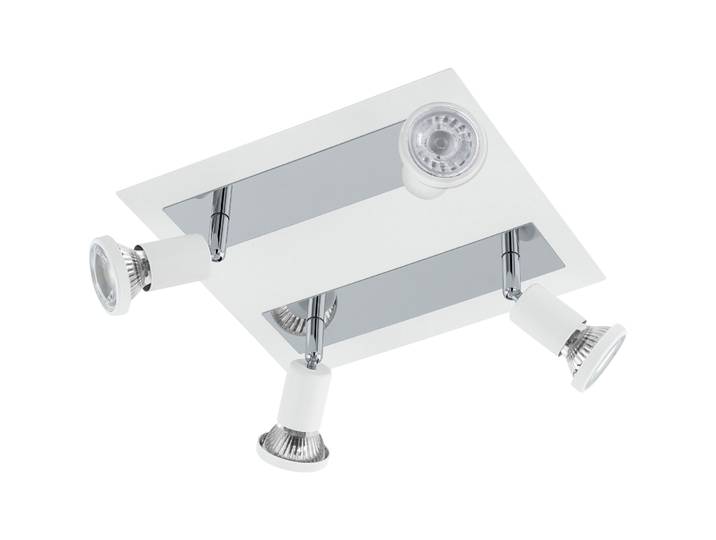 Eglo Spot Sarria Weiss, chrom Stahl B 13 cm