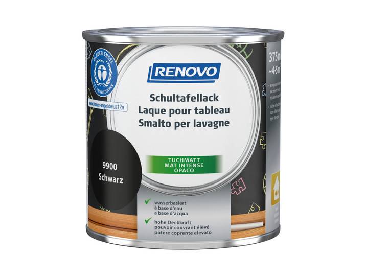 Renovo Schultafellack RA l 9900 Tuchmatt 375 ml