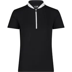 CMP Campagnolo, Damen, Velotrikot, Stretch Radtrikot (M), Schwarz, M