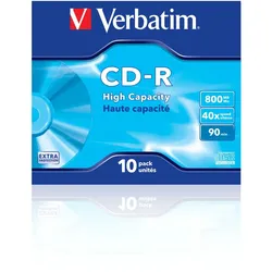 Verbatim CD-R High Capacity 800 MB 40x 10 Stück(e)