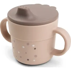 Foodie Happy Dots Baby-Becher rosa