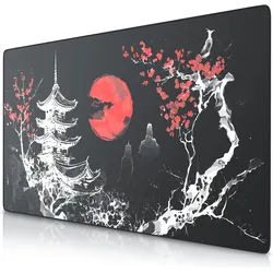 Titanwolf Gaming Mauspad, XXXL Speed Mausmatte 1200 x 600 mm, Geschwindigkeit & Präzision, Japan Ink Black (3XL), Mausmatte, Schwarz