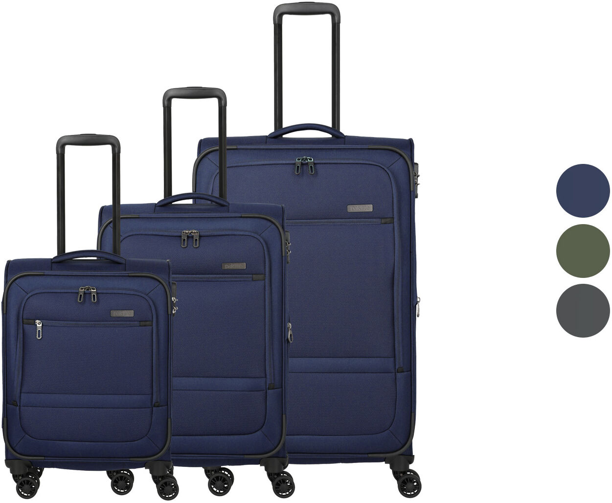 PAKLITE Softschalenkoffer Lido Set
