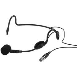 Headset Sprach-Mikrofon Monacor HSE-90 Übertragungsart (Details):Kabelgebunden inkl. Windschutz
