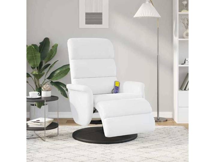 Soldes d'automne Blanc Siège/Fauteuil - 98x71x106cm - Fauteuil inclinable - Blanc - 98x71x106cm PU 1185047513872