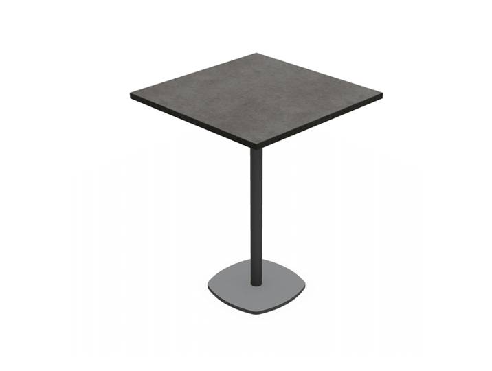 TABLE CARRÉE SNACK CIRCA PIEDS CENTRAL HT 90 CM