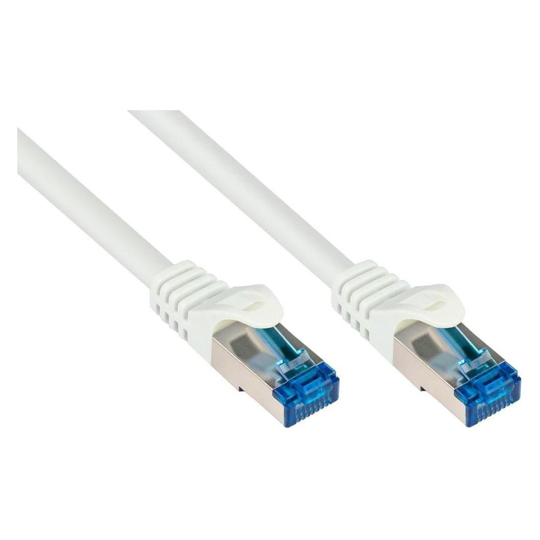 Varia SO-36011 - Patchkabel Cat.6a, S/FTP, 0.25m, weiss (S/FTP, 0.25 m) (SO-36011)