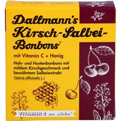 Dallmanns Kirsch Salbei Bonbons M.vitamin C+ Honig 37 G