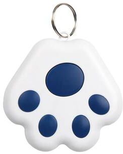 Lush Living Finds Portable Mini Cat Dog Pet Tracking Locator, Anti lost Tracking Device With Bluetooth & Hidden GPS For Child, Key Finder deep Blue