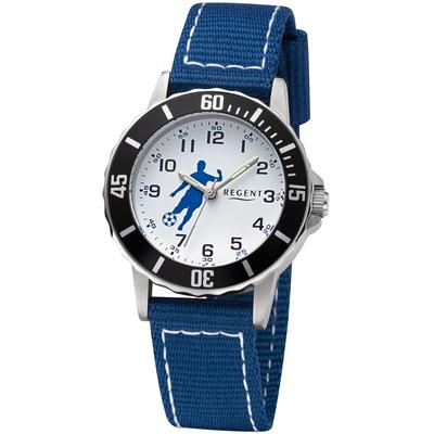 Quarzuhr REGENT "F1375 - 3246.79.14", blau, Armbanduhren, Kinder, Quarzuhr, ideal auch als Geschenk
