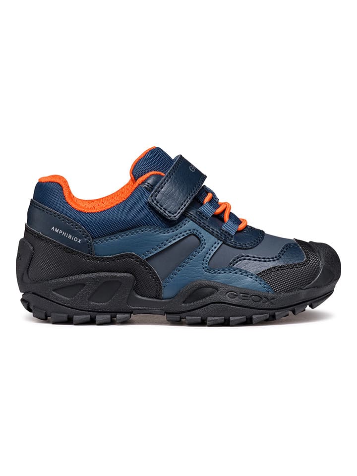 Geox Wanderschuhe "New Savage" in Schwarz/ Dunkelblau - 30