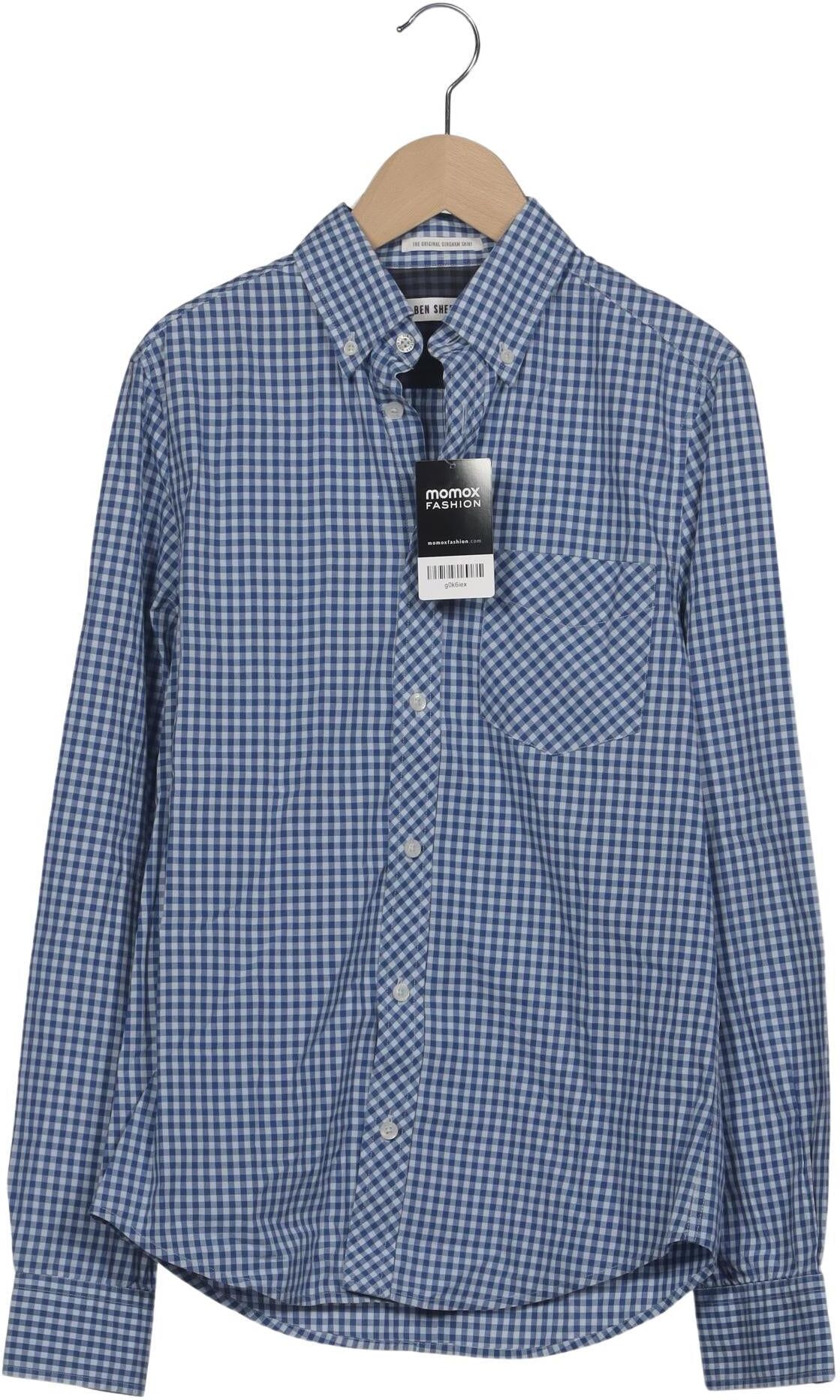 Ben Sherman Herren Hemd, Blau, Gr. XS, Baumwolle - Second Hand