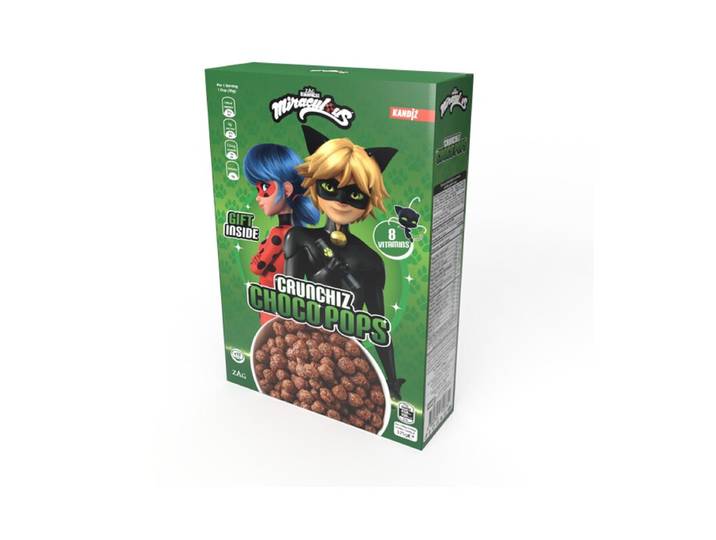 Céréales Crunchy Choco Pops 375 g