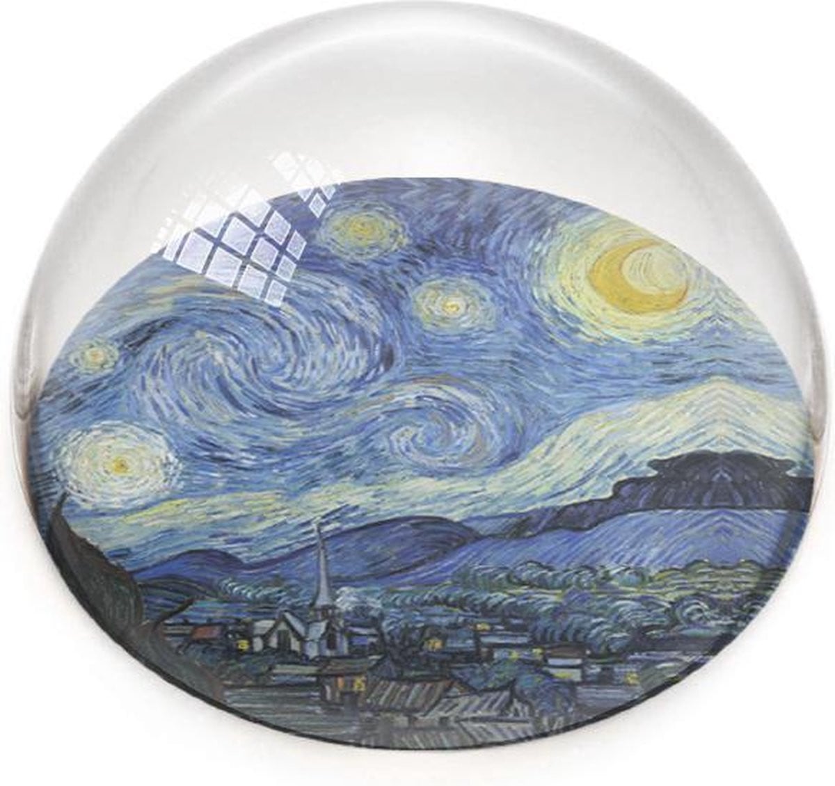 Lanzfeld Glazen bolle presse papier Sterrennacht Vincent van Gogh