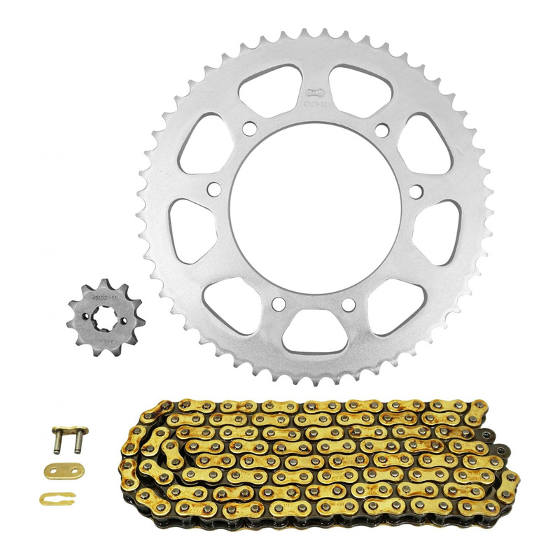 Kit chaîne AFAM 11x53 pour Derbi 50 Senda DRD R X-Treme 13-17