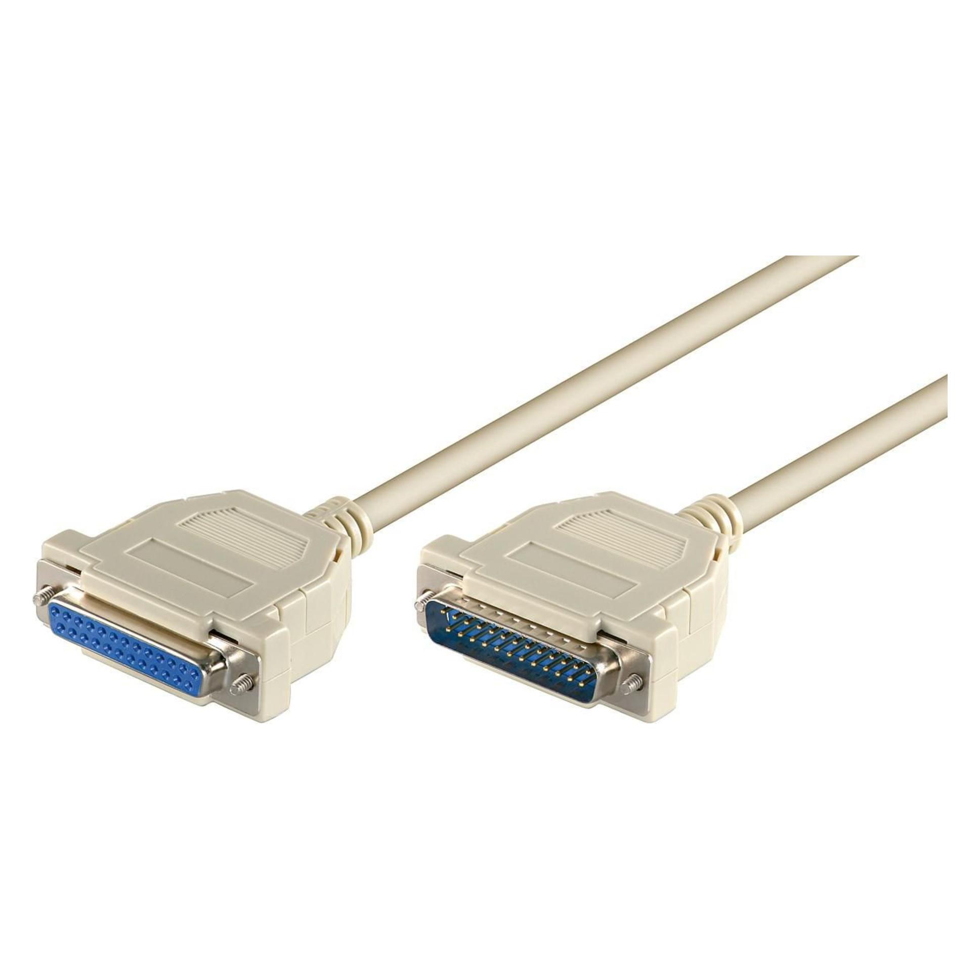 EFB Elektronik 3m Stecker-Buchse DB25pol.,Datenkabel 1:1 (3 m) (EK165.3)