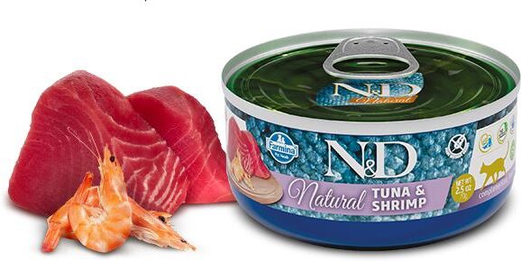 Russo Mangimi N&d Cat Natural Tuna&shrimp70g