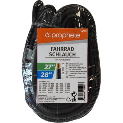 Fahrradschlauch PROPHETE "Fahrradschlauch", schwarz, Fahrradschläuche, 48mm, Autoventil (AV), 28 Zoll (71,12cm)