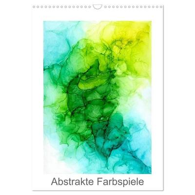 Abstrakte Farbspiele (Wandkalender 2027 DIN A3 hoch), CALVENDO Monatskalender