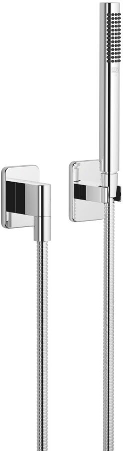 Dornbracht Schlauchbrausegarnitur mit Einzelrosetten LULU 27808710 Chrom(DF red.) 27808710-000010