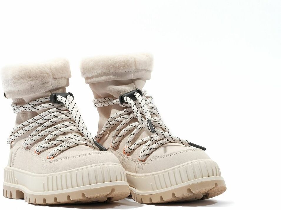 PALLADIUM Bottines Pallashock Hiver fourrées en cuir