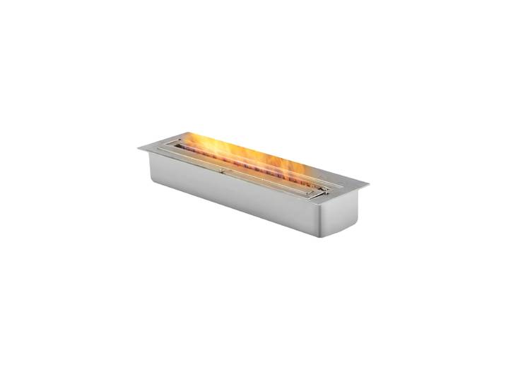 Bio-Ethanol Kamin Brenner Einsatz „XL700“ Silber EcoSmart Fire