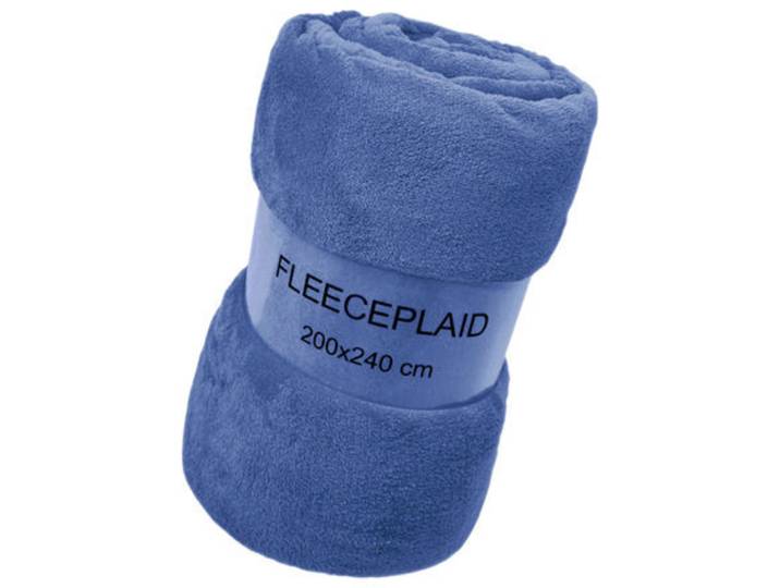 Flair Wohndecke Coral stahlblau Polyester 200 x 240 cm