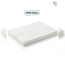 Blanc HYGIENIC Servietten weiß, 33er, 1/8 Falz, 2-lagig, 4.500 Qualitäts-Servietten, 100% Zellstoff, reißfest