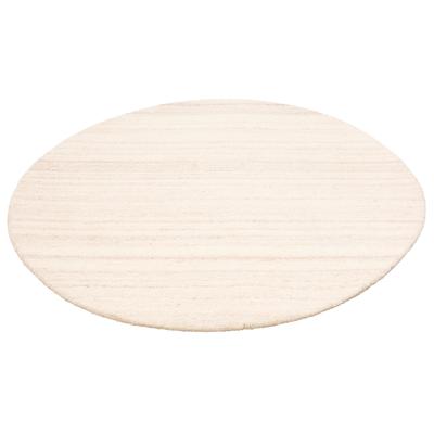 Wollteppich OTTO HOME "Tarik" Gr. 9, beige (natur), H:18mm Ø:150cm, Wolle, Teppiche, reine Wolle, Berber Optik, meliert, handgetuftet