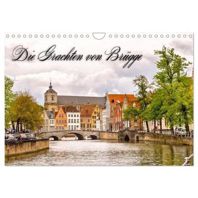 Die Grachten von Brügge (Wandkalender 2027 DIN A4 quer), CALVENDO Monatskalender