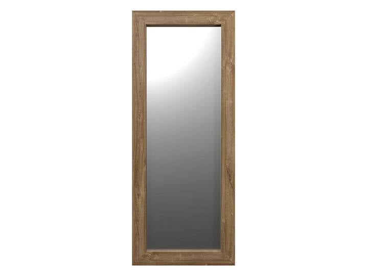 Spiegel, Eiche dunkel, Holz, Metall, Glas, rechteckig, 56x148 cm, Fsc, Made in EU, waagrecht montierbar, senkrecht montierbar, Garderobe, Garderobenspiegel