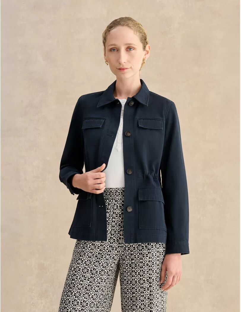 HOBBS - Jacke mit Knöpfen, für Damen, Blau/Schwarz, Größe 34