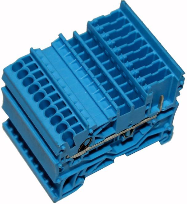 Wolf Reihenklemme steckbar 2744949 X-COM S MINI 1 blau