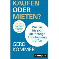 Kaufen oder mieten?, Ratgeber von Gerd Kommer