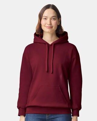 Gildan G195 Hammer Maxweight Hooded Sweatshirt in Garnet size 3XL   75% us cotton, 25% recycled polyester