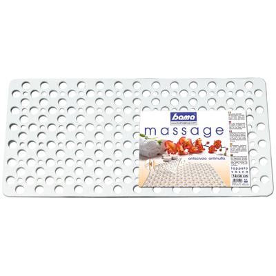 Wanneneinlage BISCHOF "MASSAGE", weiß, B:36cm L:74cm, Kunststoff, Wanneneinlagen, Wanneneinlage