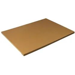 Transpak, Versandkarton + Versandbox, Kalenderverpackung 1-wellig Masse 630x430x10mm A2 Qualität 1.20 B braun passend für A2 (25 Stk.)